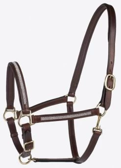 Millstone Rhinestone Padded Leather Halter