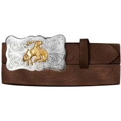 Justin Children's Embossed Cowhide Belt By Leegin