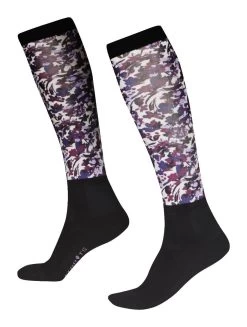 Kerrits® Dual Zone Boot Socks -Equestrian Supply Shop 30453 dualzonebootsocks magentawildflower