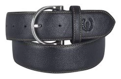 Kerrits® Woodstock Pebbled Leather Belt -Equestrian Supply Shop 30462 woodstockleatherbelt indigo 01