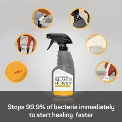 Absorbine® Silver Honey® Rapid Wound Repair Spray Gel -Equestrian Supply Shop 430485 carousel 4