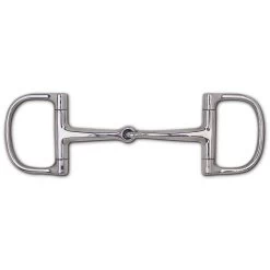 Stainless Steel Medium Snaffle Dee - 3" Rings