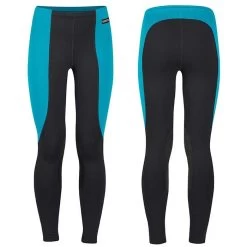 Kerrits® Flow Rise Performance Tight -Equestrian Supply Shop black turquoise