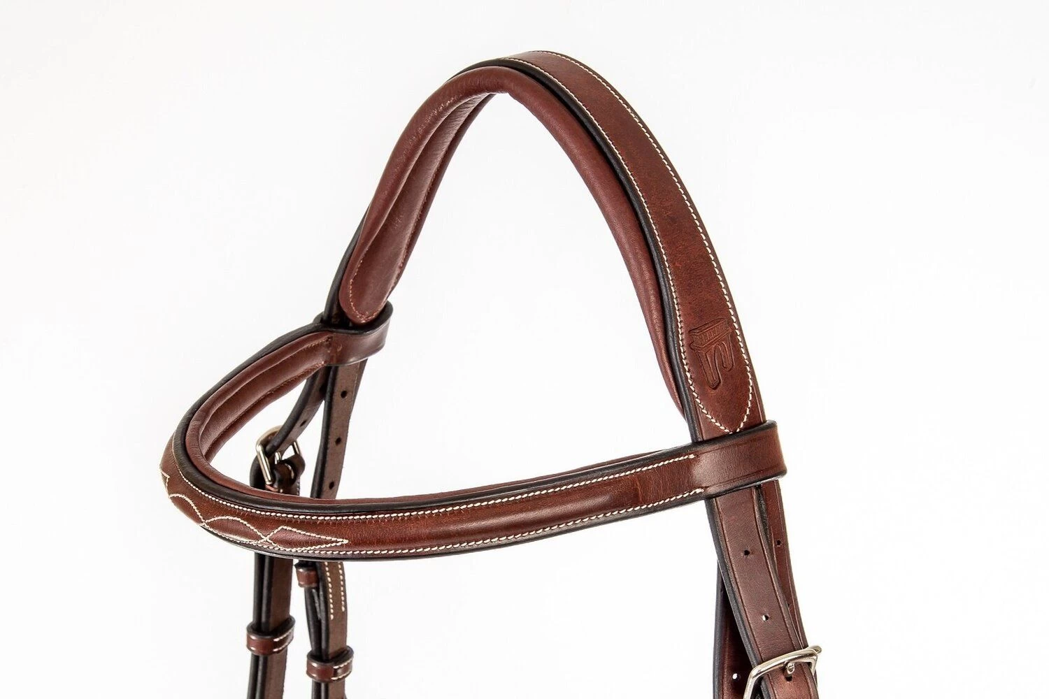 Arc De Triomphe Imperial Bridle With Raised Fancy Laced Reins 2 Arc De Triomphe Imperial Bridle With Raised Fancy Laced Reins - Image 2