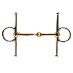 Coronet Copper Mouth Full Cheek Snaffle Bit 5 1/2"