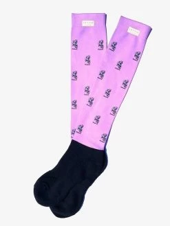 Lettia Thelwell Padded Boot Socks -Equestrian Supply Shop fall pad