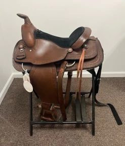 Simco Ralide Roper Saddle 15" FQH -Equestrian Supply Shop image2 1 2