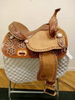 Tex Tan Barrel 14" Semi -Equestrian Supply Shop img 20230916 115049