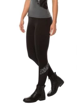 Kerrits® Freestyle Knee Patch Pocket Tight -Equestrian Supply Shop leopard 2