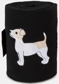 NEW! LÉTTIA Collection Jack Russell Embroidered Polo Wraps