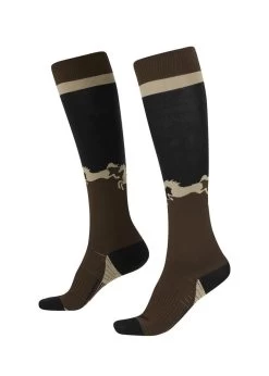 Kerrits® Kids Winter Frolic Wool Sock -Equestrian Supply Shop walnut 2